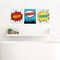 Big Dot of Happiness BAM! Superhero - Unframed Wash, Brush, Flush - Bathroom Wall Art - 8 x 10 inches - Set of 3 Prints
